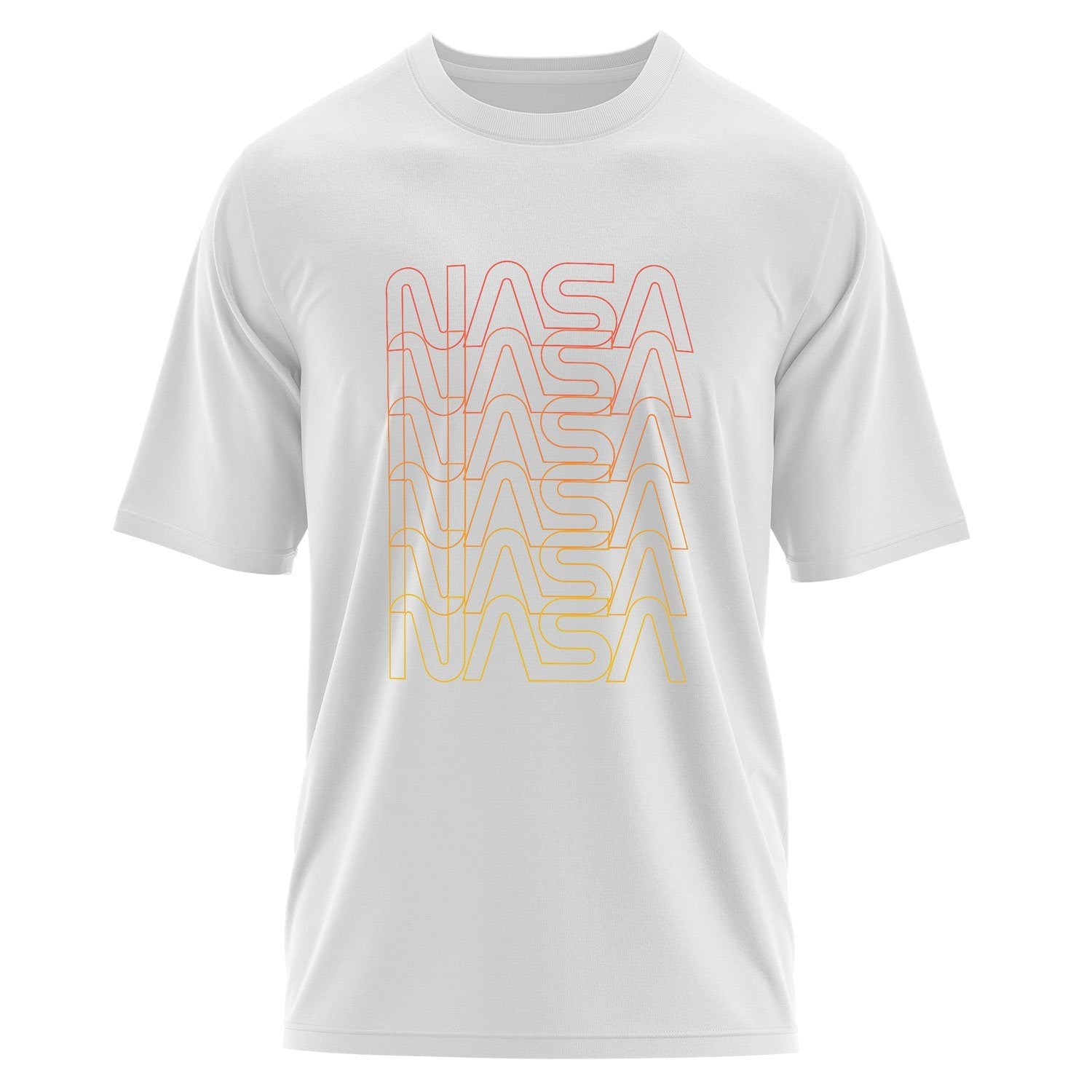 NASA Classic Worm Blend Oversize Tişört M - Beyaz