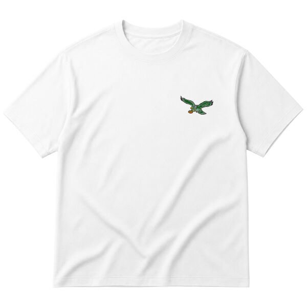 Philadelphia Eagles Retro L Oversize Tişört M - Beyaz