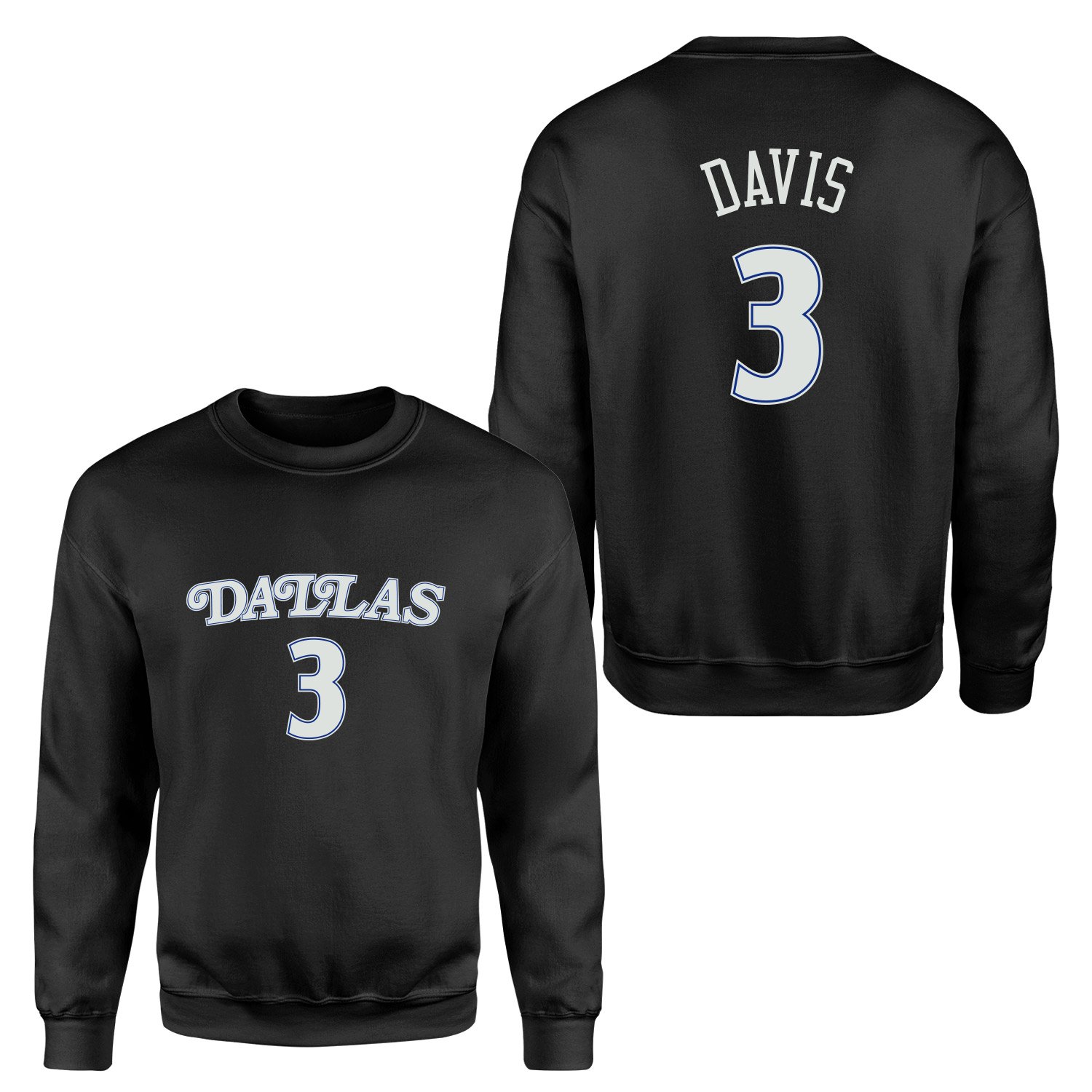 Anthony Davis 3 Dallas Forma Sweatshirt M - Siyah