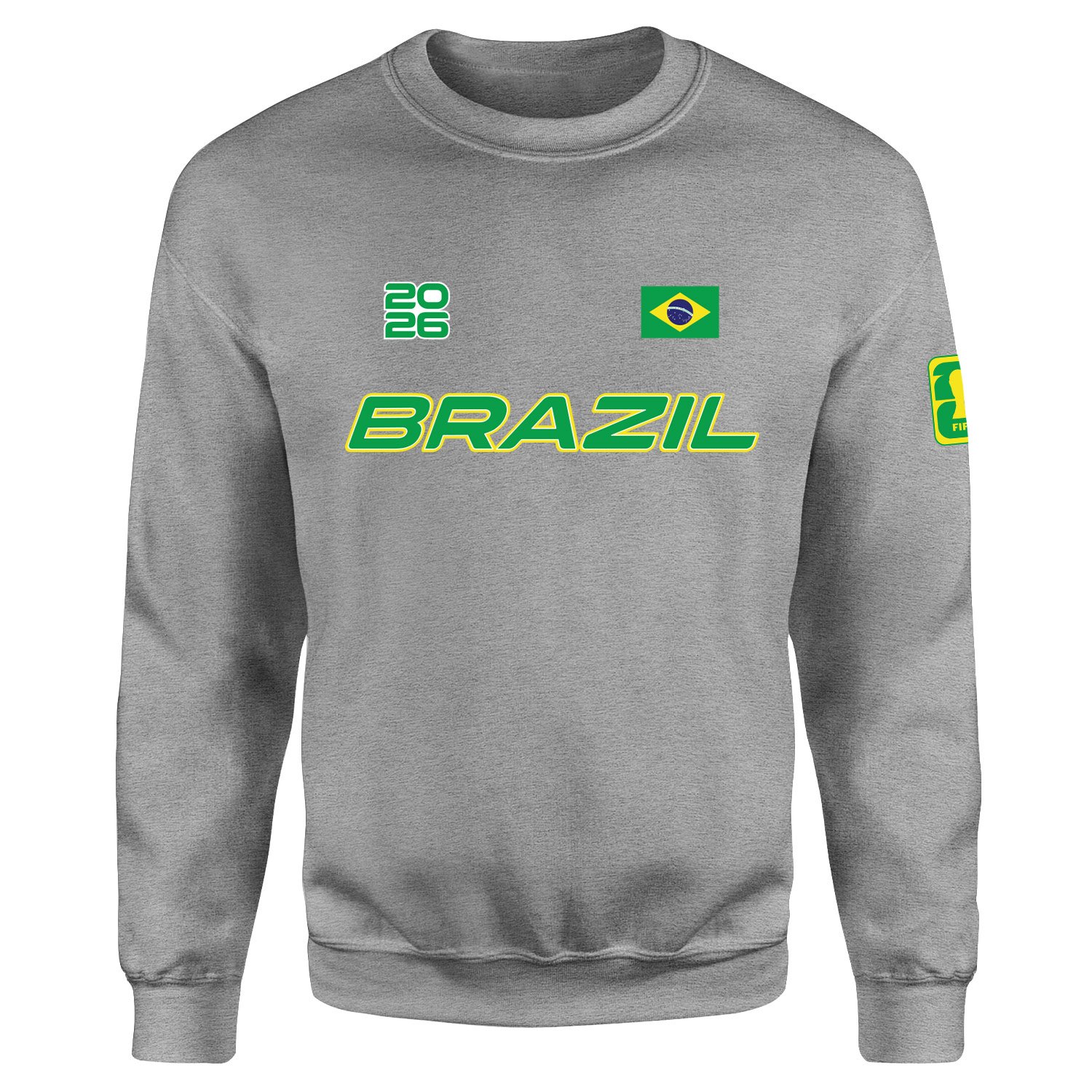 Brezilya 2026 Sweatshirt S - Gri