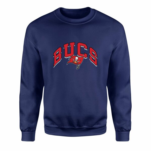 GO BUCS! Tampa Bay Buccaneers Sweatshirt L - İndigo Mavisi