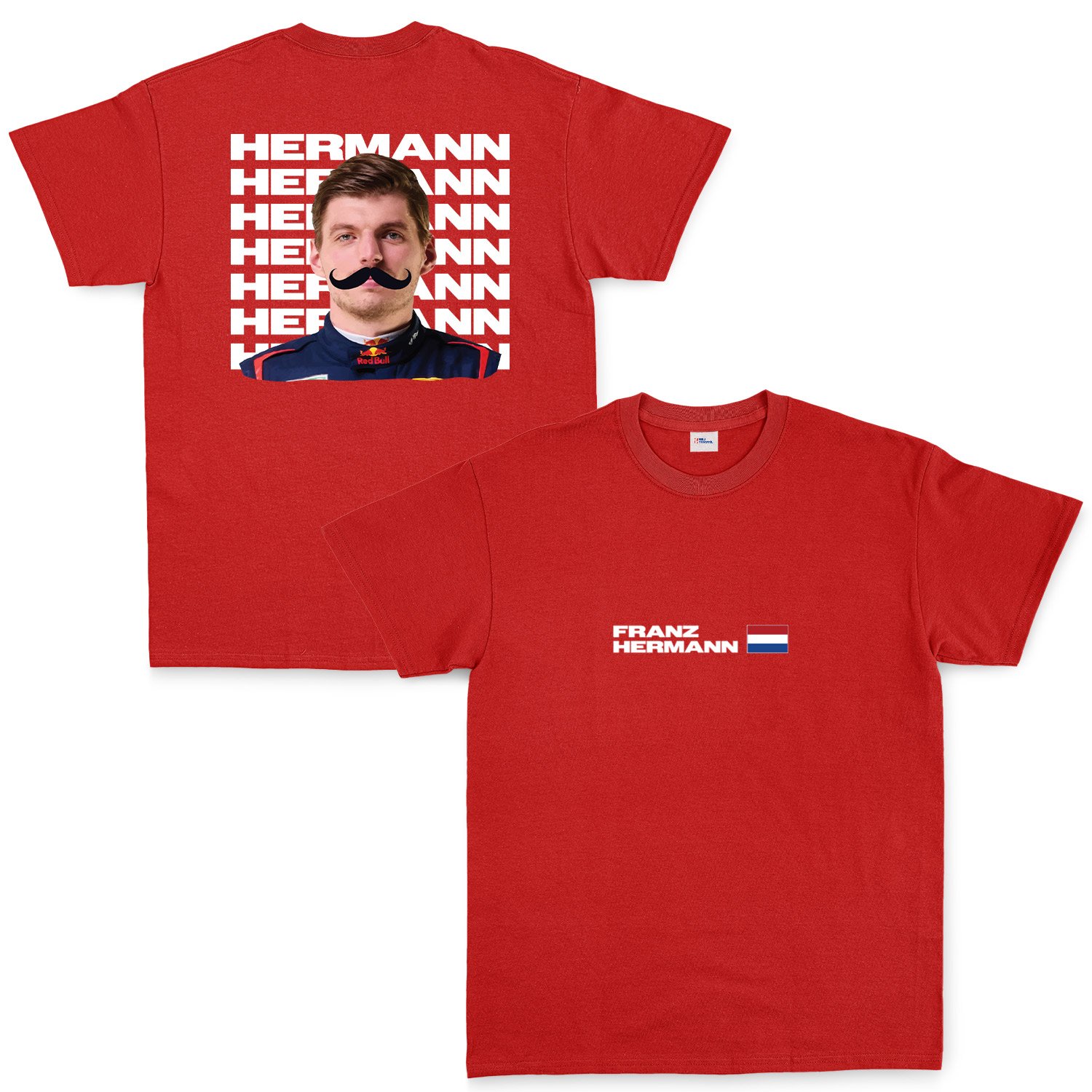 Franz Hermann Red Bull Driver Tişört L - Kırmızı