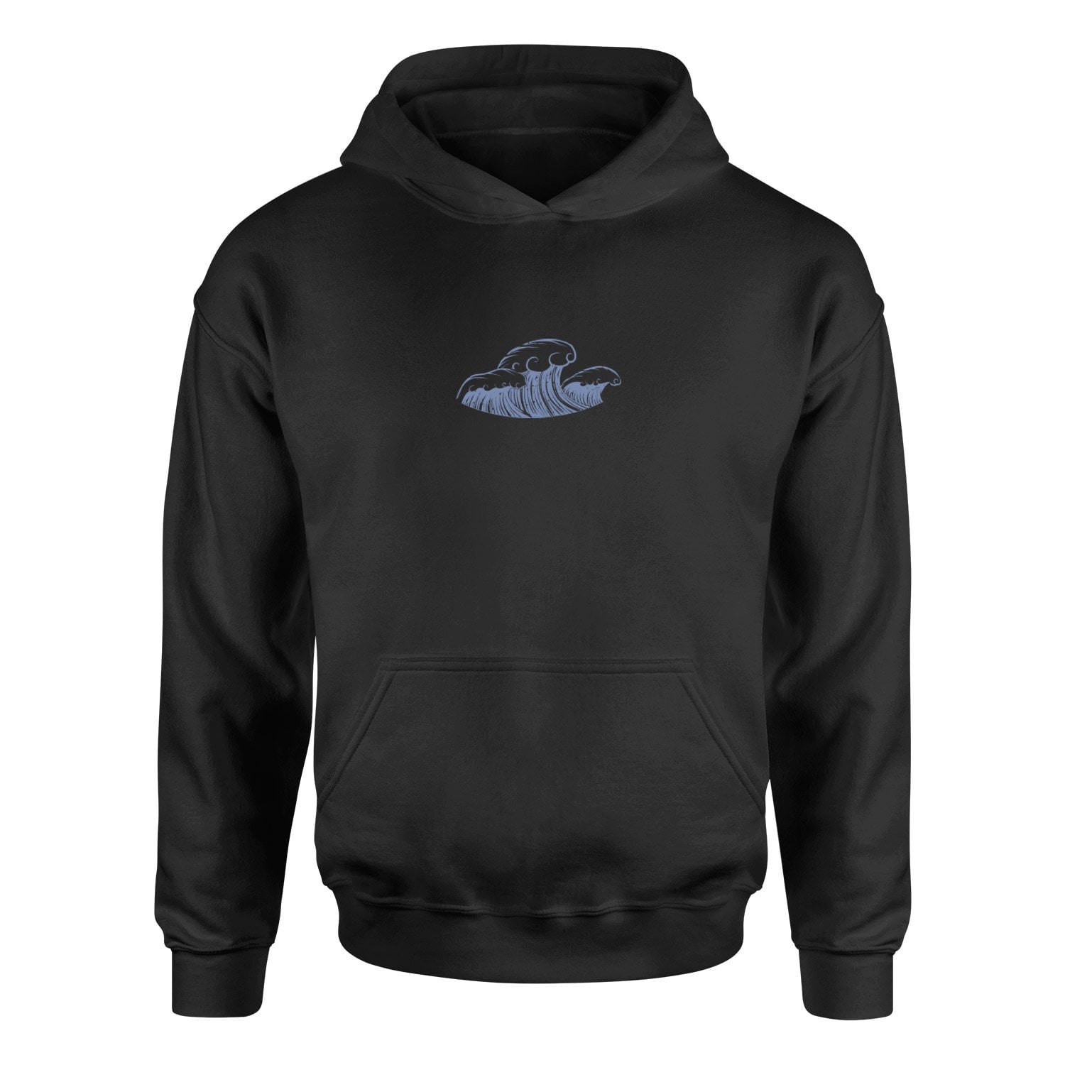 The Waves Hoodie M - Siyah