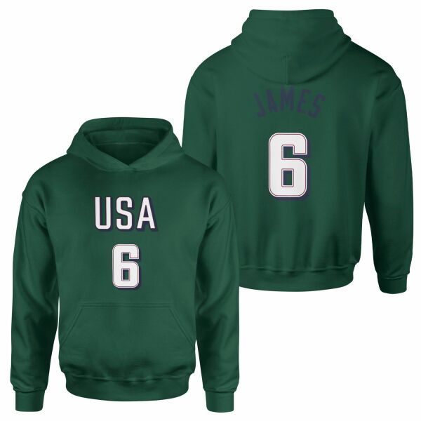 LeBron James Forma Hoodie S - Nefti Yeşili