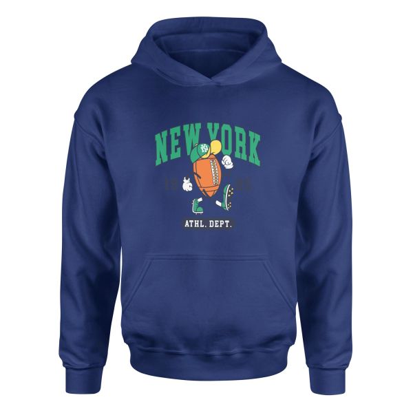 New York 1985 Hoodie L - İndigo Mavisi