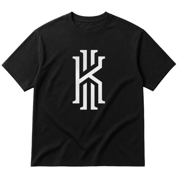 Kyrie Irving Logo W Oversize Tişört S - Siyah
