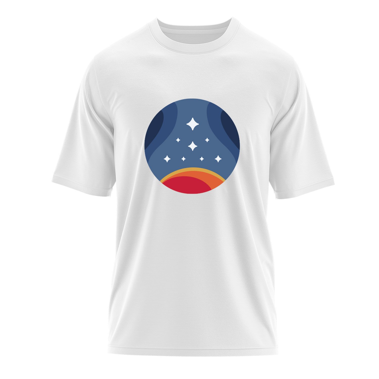 Starfield Constellation Oversize Tişört XL - Beyaz