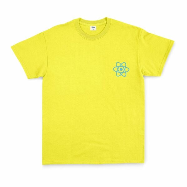 React.js Tişört M - Sarı