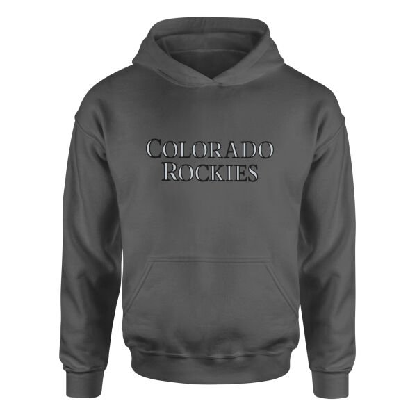Colorado ROCKIES Hoodie S - Füme