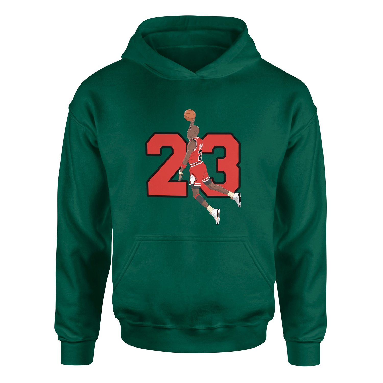 Michael “Air” Jordan Dunk Hoodie XXL - Nefti Yeşili