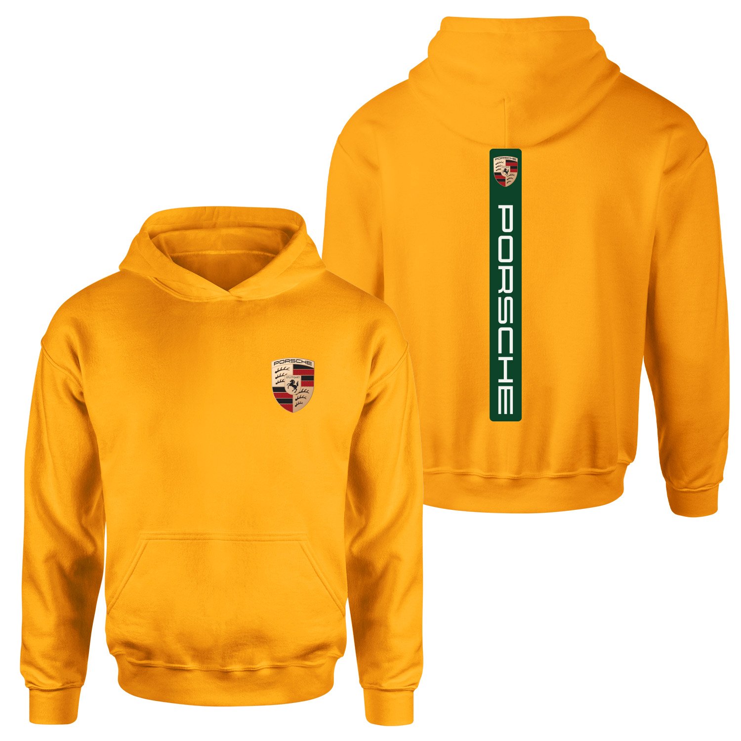 Porsche V Graphic Irish Green Hoodie
