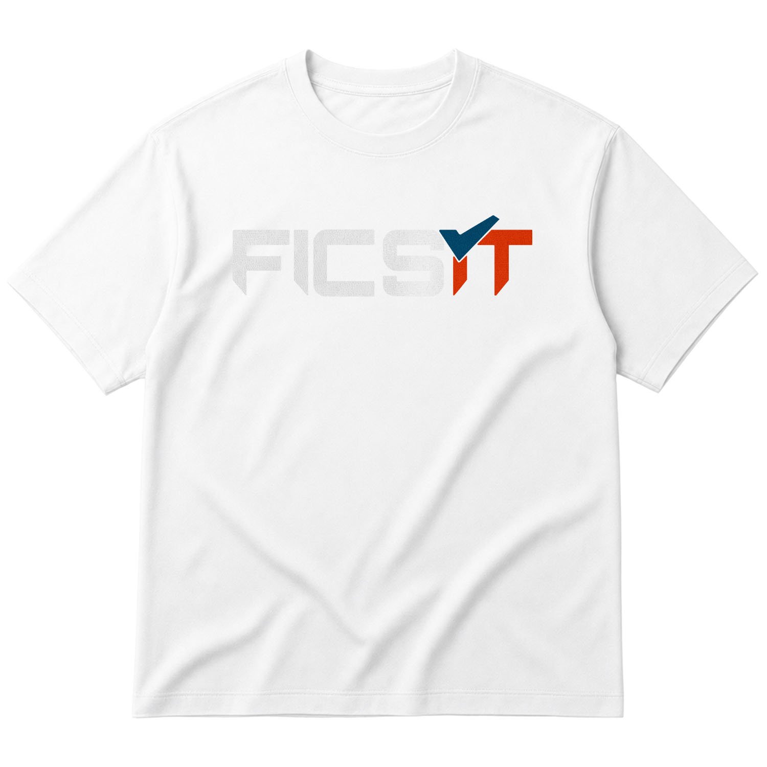 FICSIT Inc. | Satisfactory Oversize Tişört XL - Beyaz