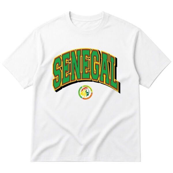 Senegal 2026 Varsity Oversize Tişört