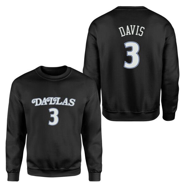 Anthony Davis 3 Dallas Forma Sweatshirt XL - Siyah
