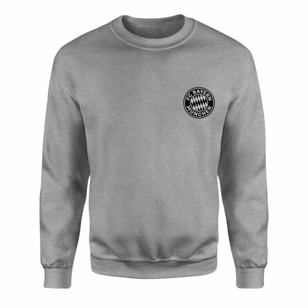 Bayern Münih Rekordmeister Muted Black Sweatshirt L - Gri