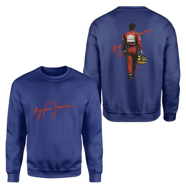 Senna Legend Sweatshirt L - İndigo Mavisi