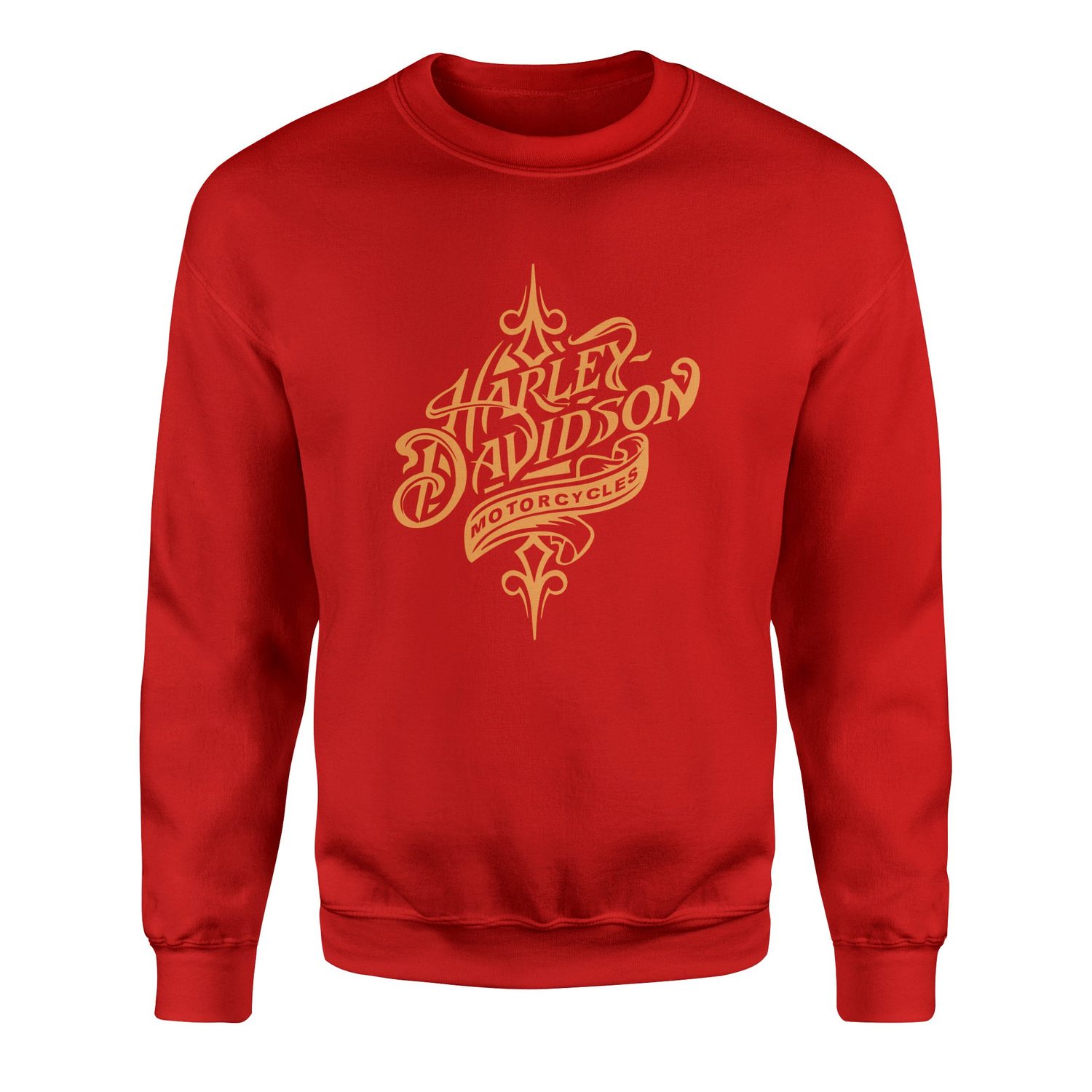 Harley-Davidson Motorcycles O Sweatshirt XL - Kırmızı