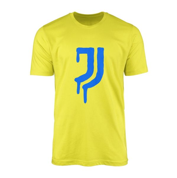 Juventus Acid Blue Tişört S - Sarı