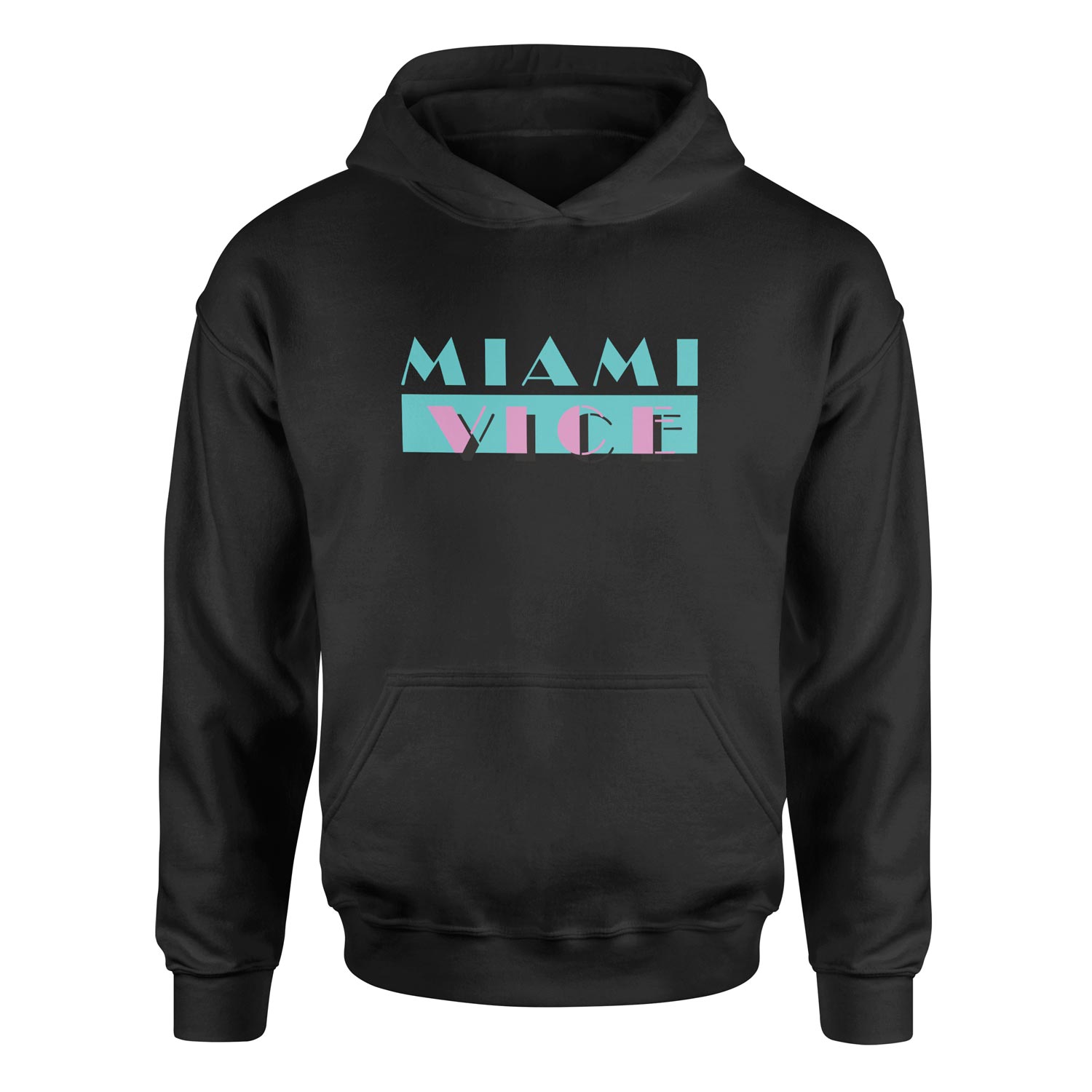 Miami Vice Hoodie S - Siyah