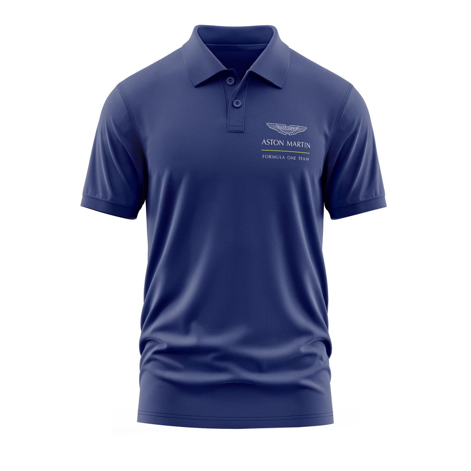 Aston Martin Racing Polo Tişört S - İndigo Mavisi