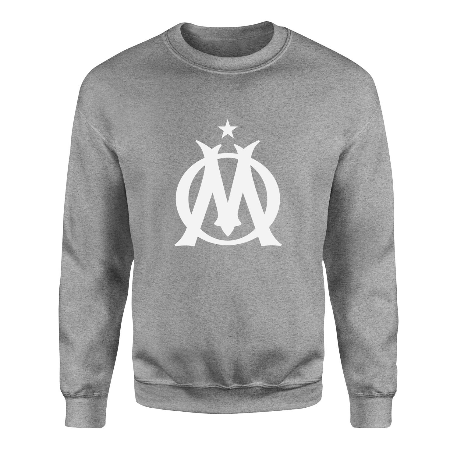 Olympique de Marseille Vainqueur Shield Sweatshirt M - Gri