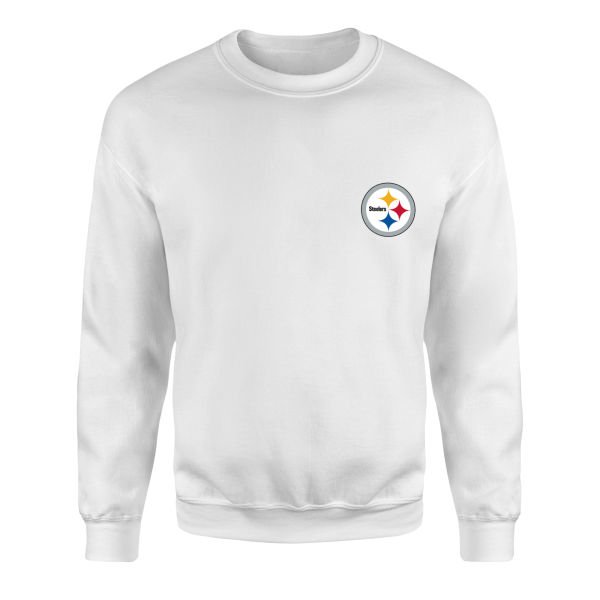 Pittsburgh Steelers Sweatshirt M - Beyaz