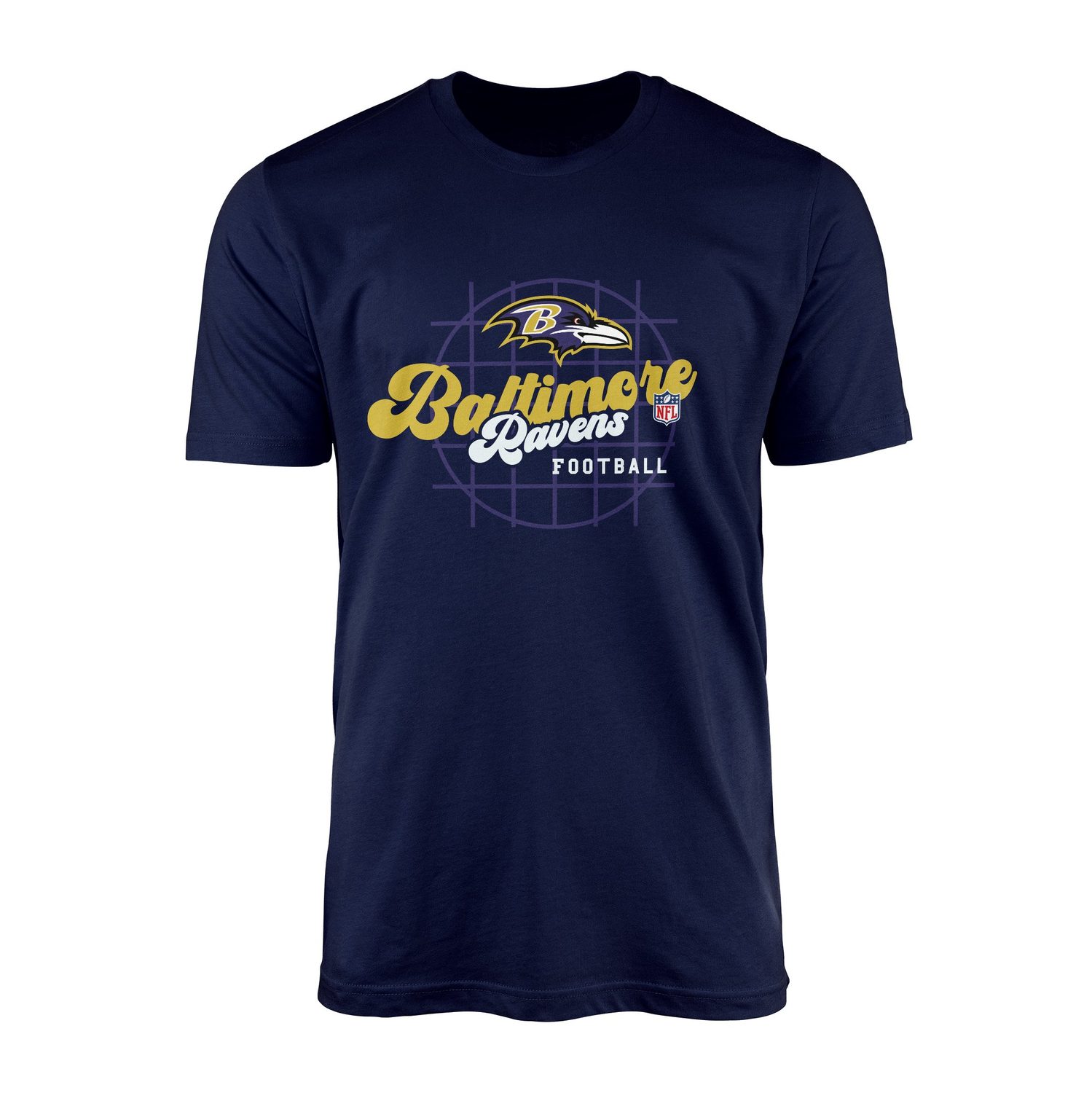 Baltimore Ravens Purple Thunder Tişört XL - İndigo Mavisi