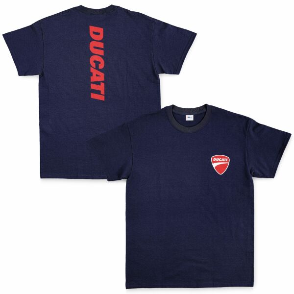 Ducati Basic Racing Tişört L - İndigo Mavisi