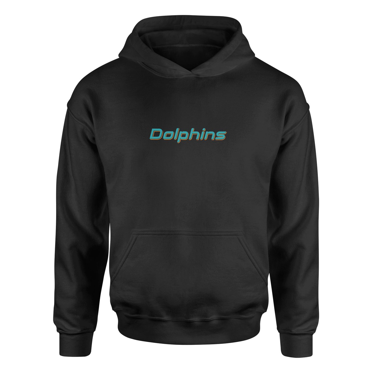 MIA DOLPHINS Iconic Hoodie M - Siyah