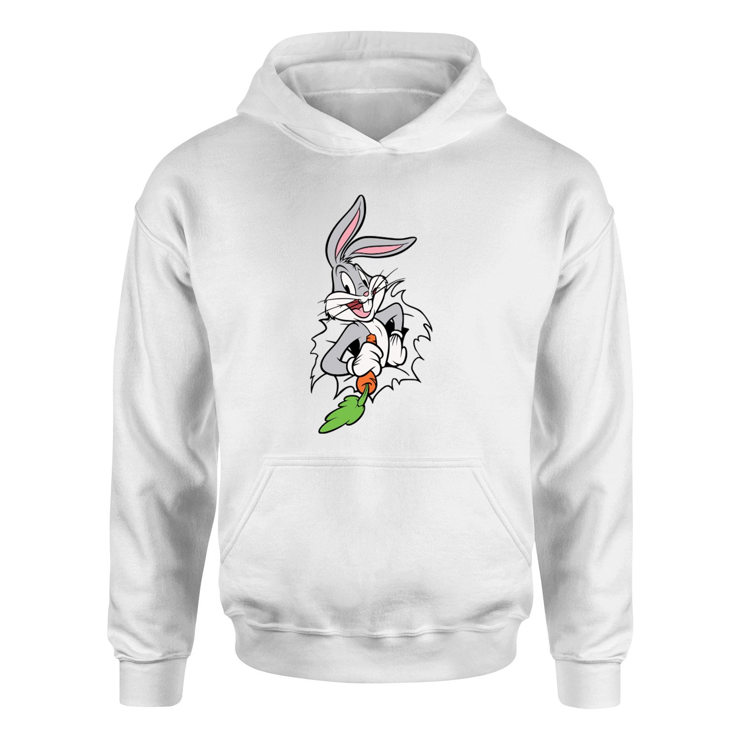 Bugs Bunny Splash Hoodie XXL - Beyaz