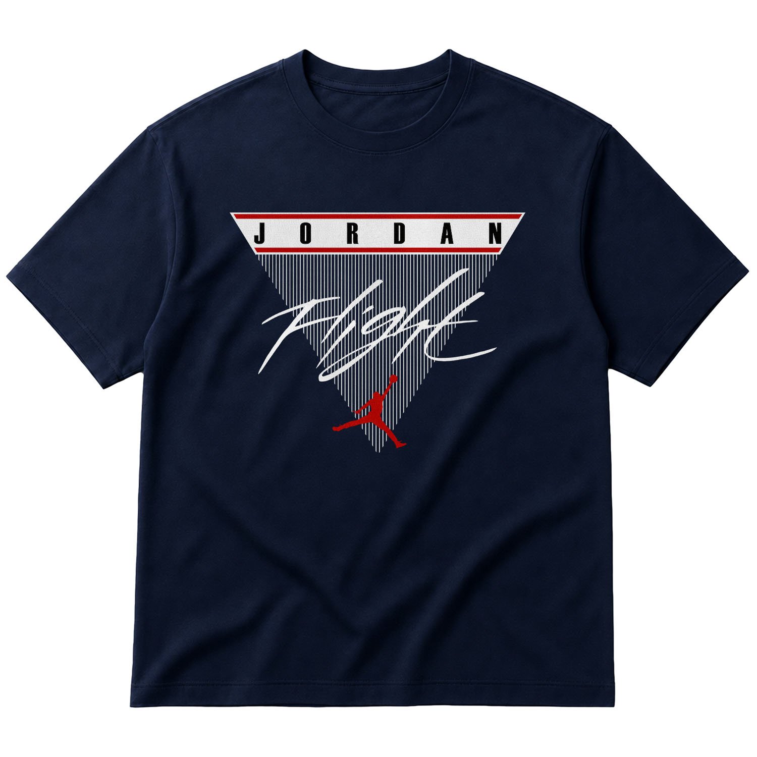 Air Jordan Lines Oversize Tişört L - İndigo Mavisi