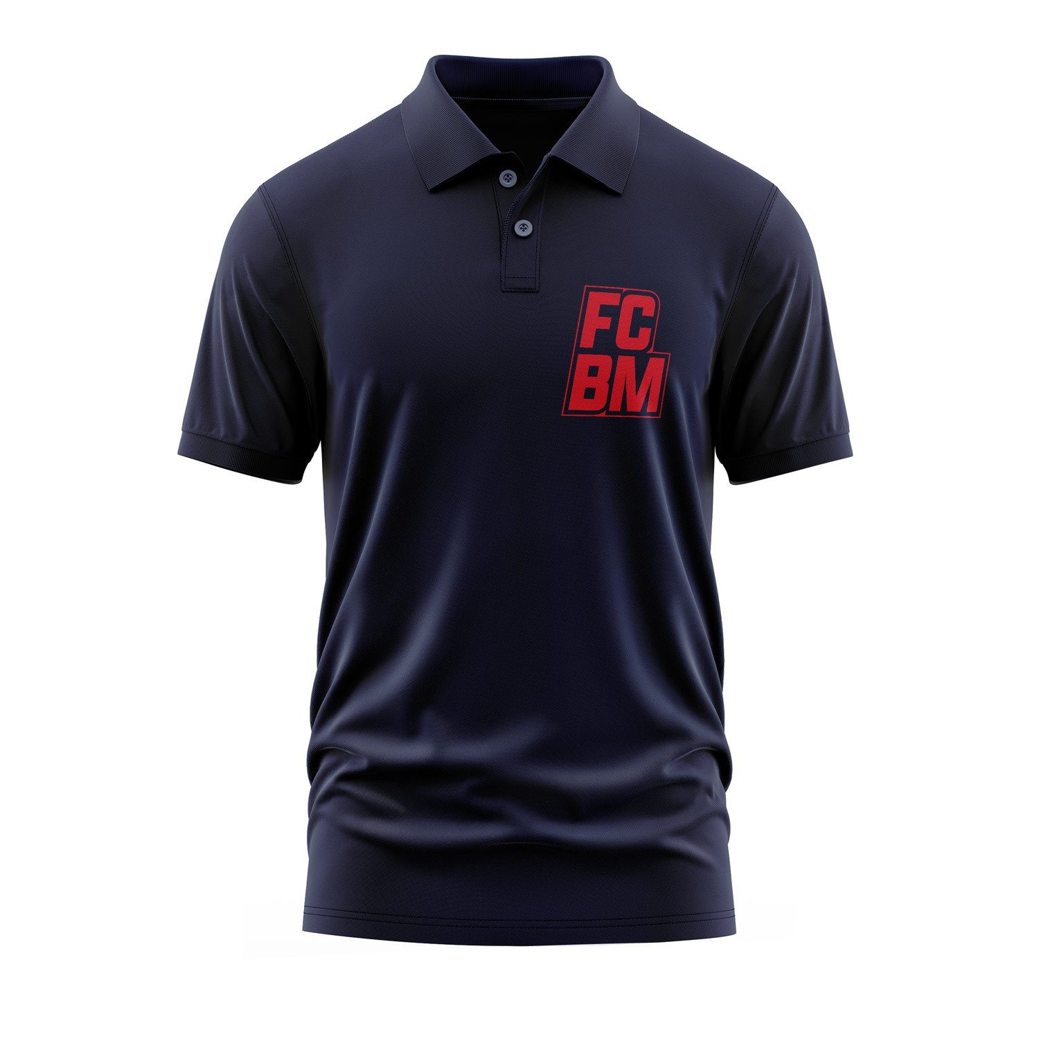 FC Bayern München FCBM Polo Tişört XL - İndigo Mavisi