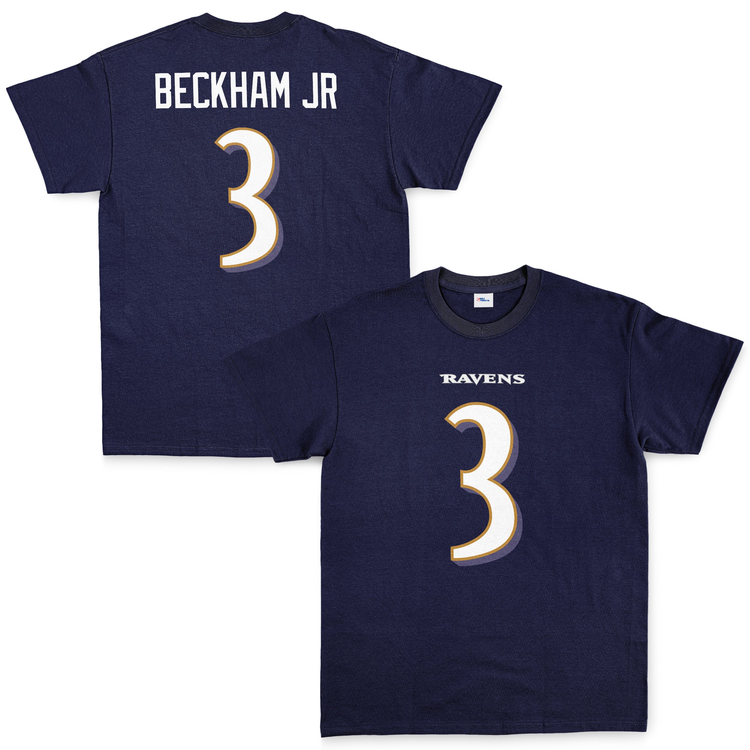 Odell Beckham Jr. Baltimore Ravens Tişört S - Lacivert