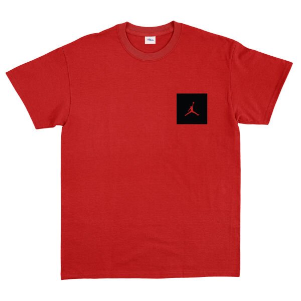 Air Jordan Black Patch Tişört S - Kırmızı