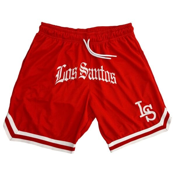 Los Santos Kırmızı Spor Şortu