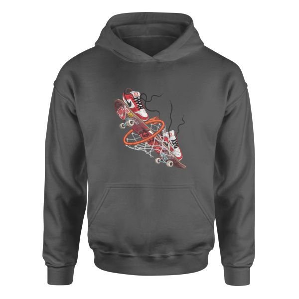 Air Jordan Skateboard Hoodie L - Füme