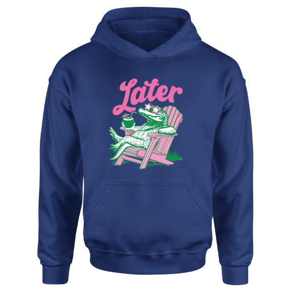 Later Hoodie L - İndigo Mavisi