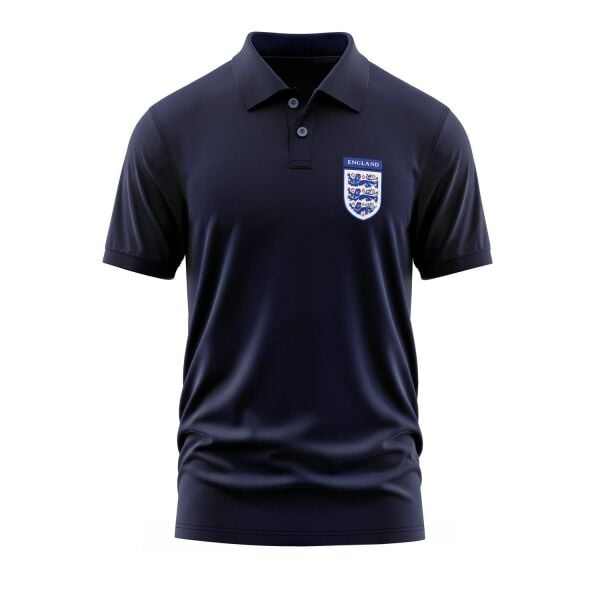 İngiltere Three Lions Polo Tişört XL - İndigo Mavisi