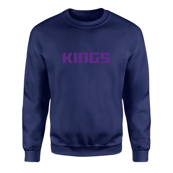 Sac Kings Iconic Sweatshirt XXL - İndigo Mavisi