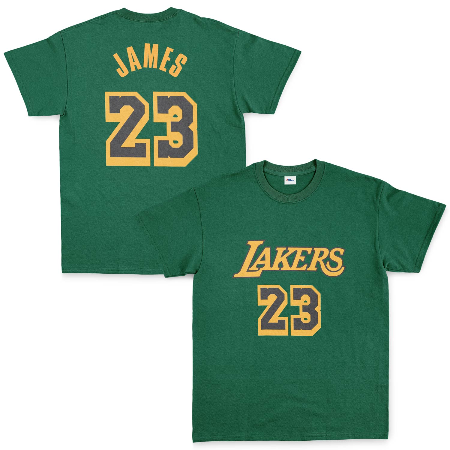 LeBron James 23 Lakers Black Tişört XXL - Nefti Yeşili