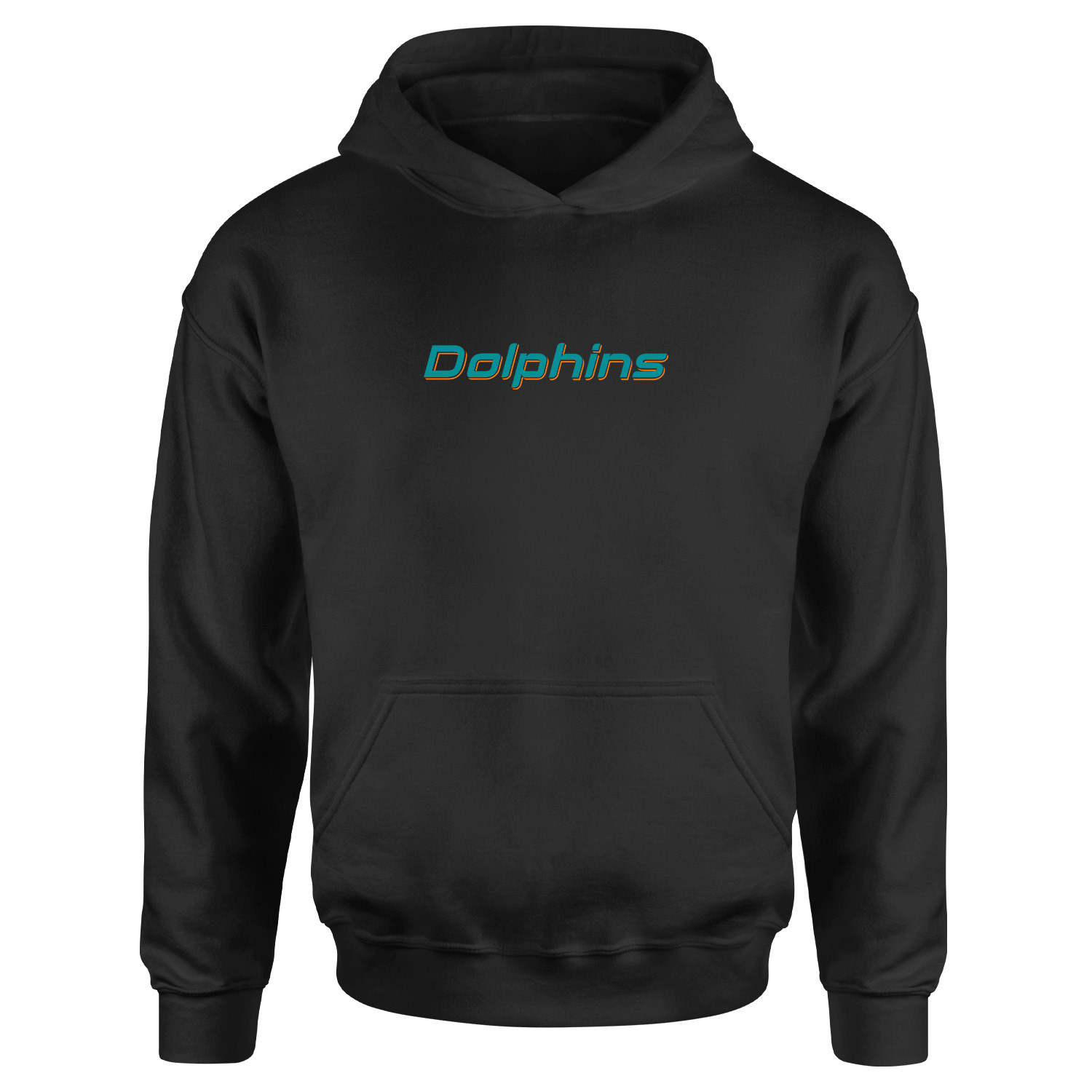 MIA DOLPHINS Iconic Hoodie L - Siyah