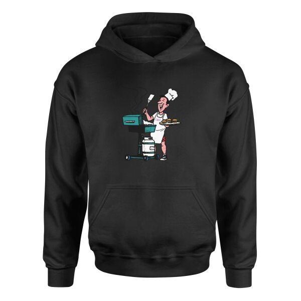 BBQ Chef Hoodie S - Siyah