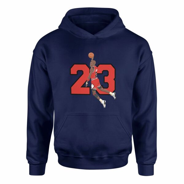 Michael “Air” Jordan Dunk Hoodie S - İndigo Mavisi
