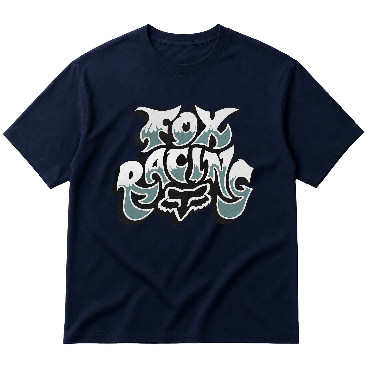 Fox Racing Oversize Tişört S - İndigo Mavisi