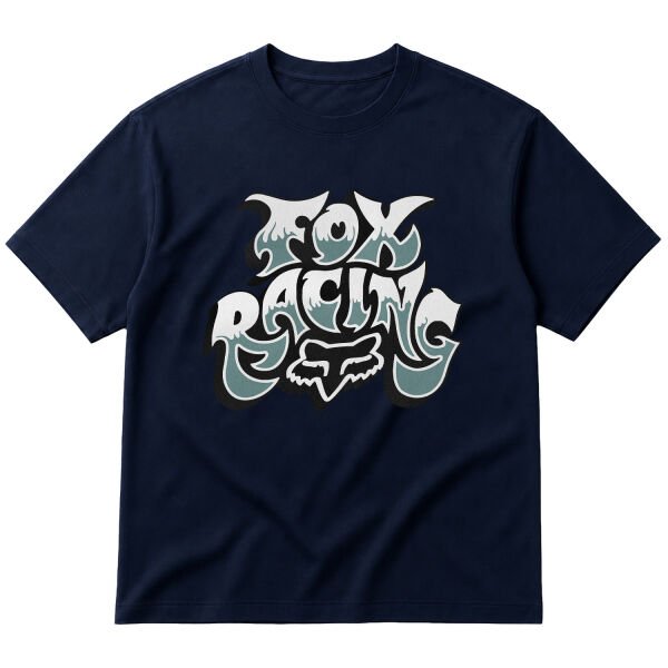 Fox Racing Oversize Tişört S - İndigo Mavisi