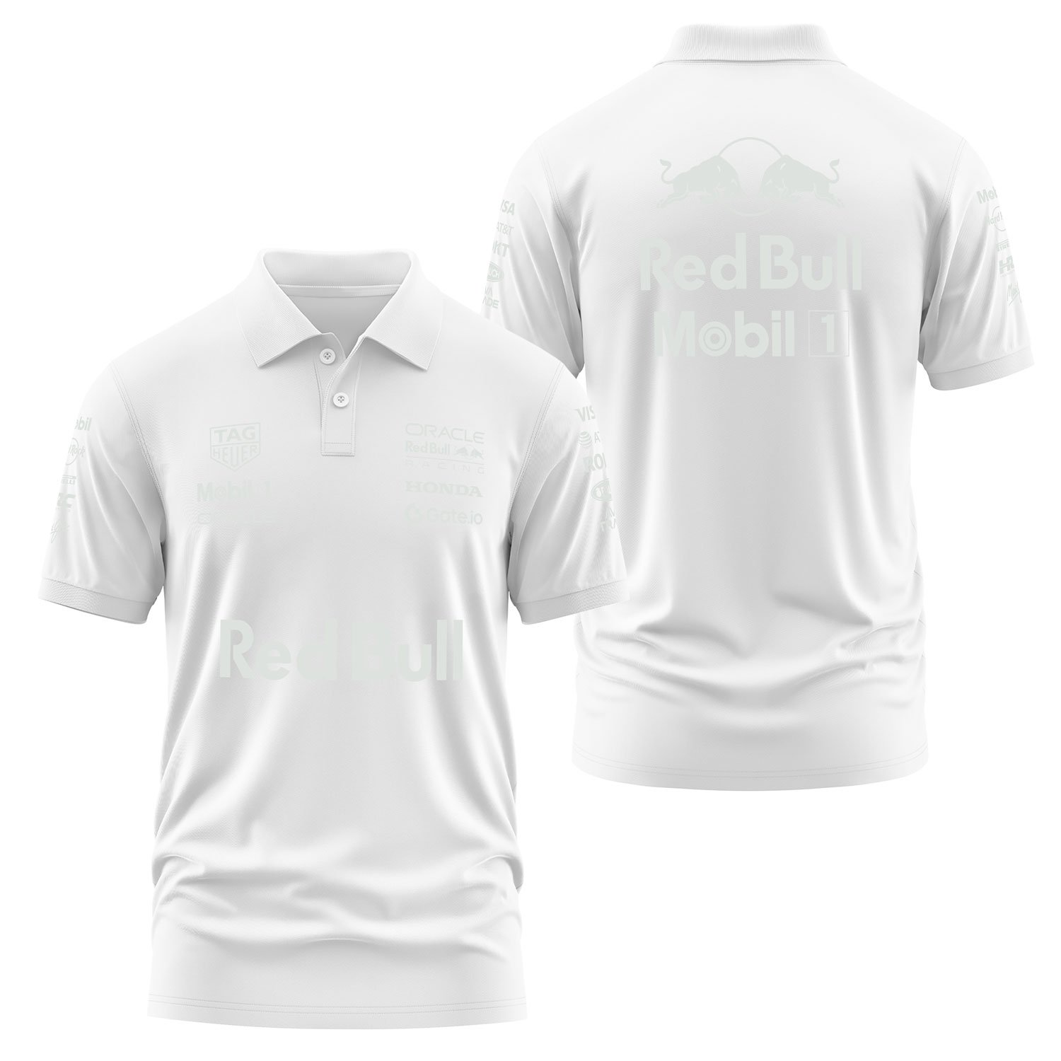 Oracle Red Bull Racing 25 SLVR Polo Tişört L - Beyaz