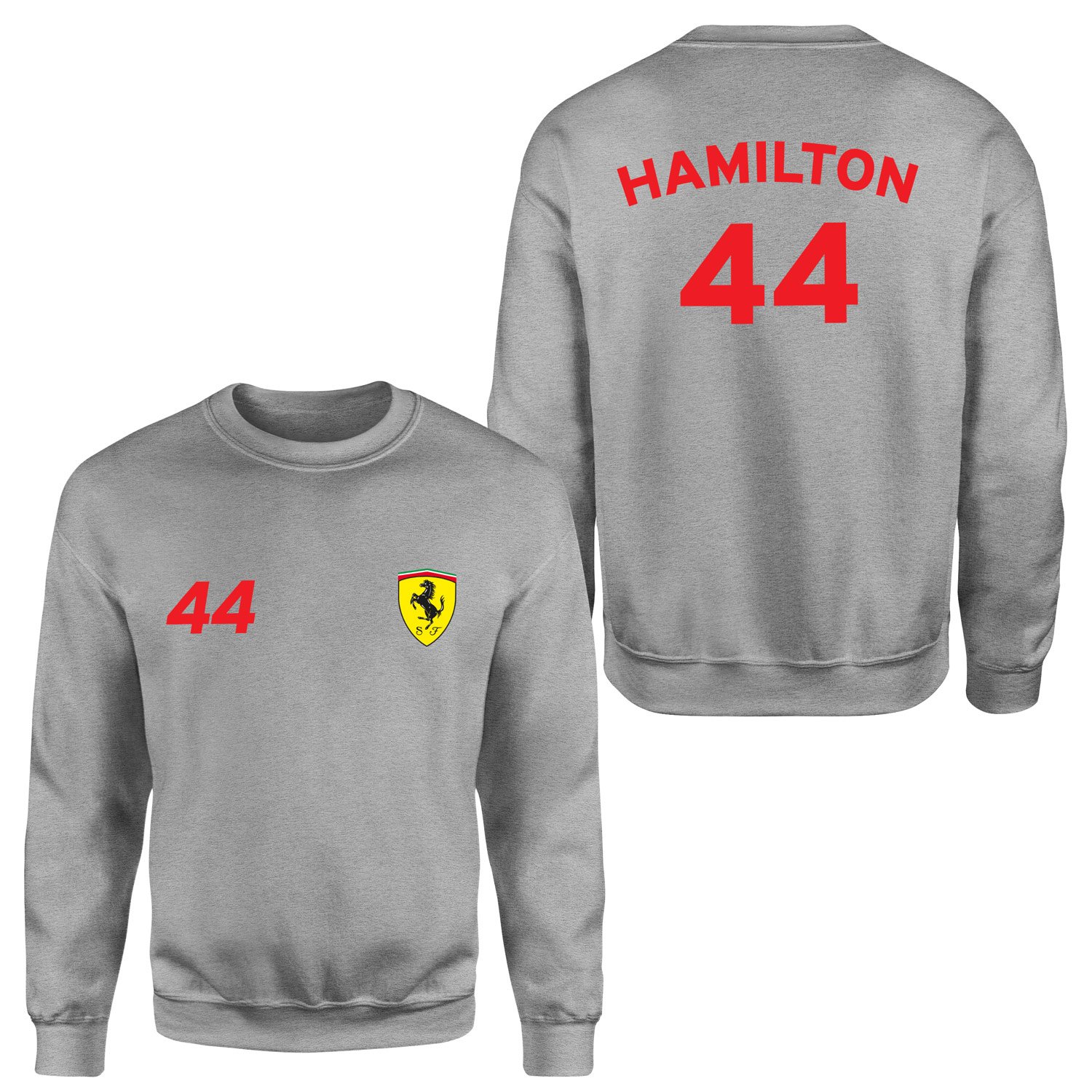 SF Lewis Hamilton 44 Sweatshirt S - Gri