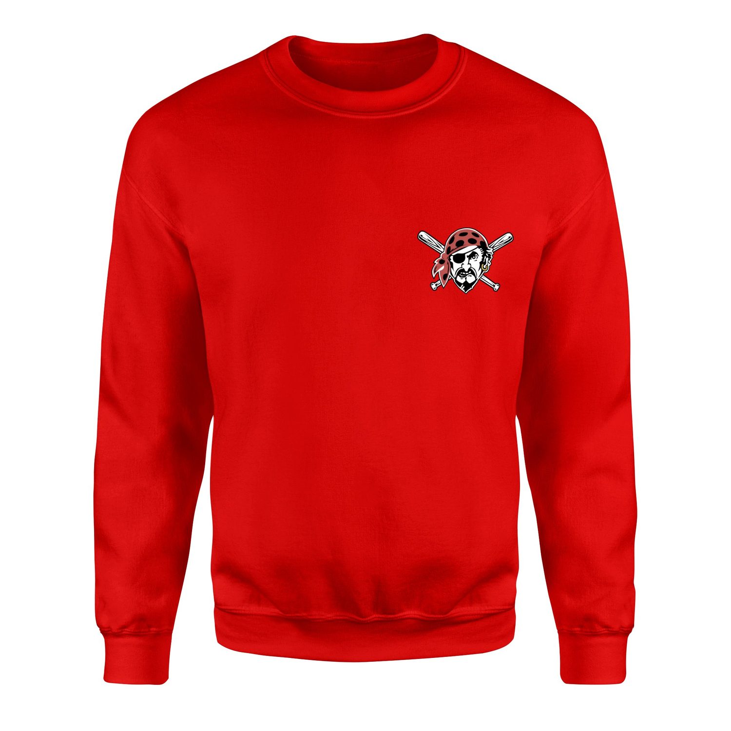 Pittsburgh Pirates Retro Sweatshirt S - Kırmızı