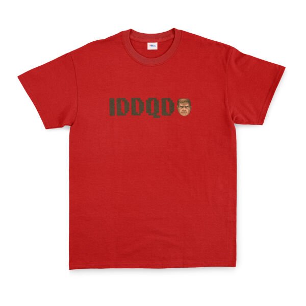 IDDQD | DOOM Tişört S - Kırmızı