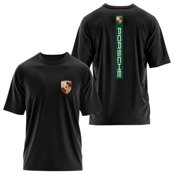 Porsche V Graphic Irish Green Oversize Tişört